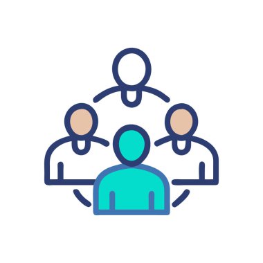 ağ paylaşım simgesi vektör illüstrasyon sembolü