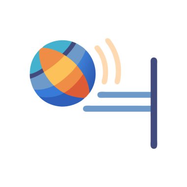 WIFI vektör düz renk simgesi