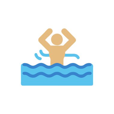 Beyaz arkaplanda yüzen ikon vektör işareti, logo geri Grou