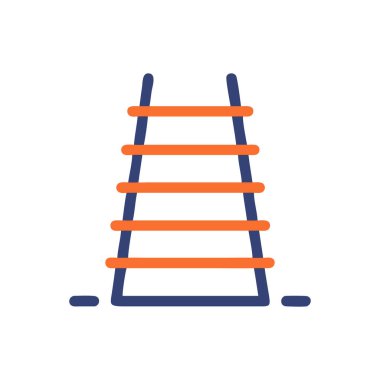 Yapı vektörü ince çizgi simgesi