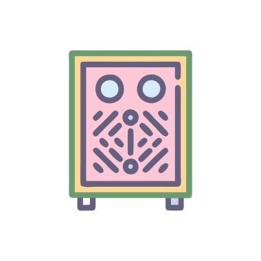 Modern simgenin vektör illüstrasyonu