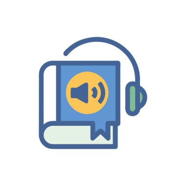 çevrimiçi öğrenme rengi vektör illüstrasyonu