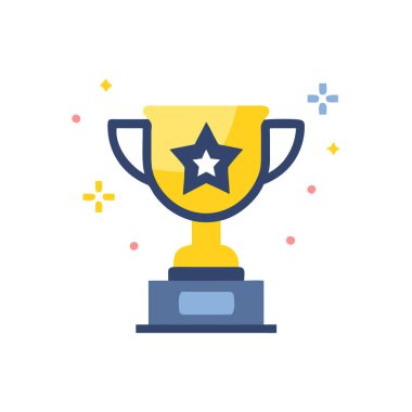 Ödül, kazanan ikon. vektör illüstrasyonu