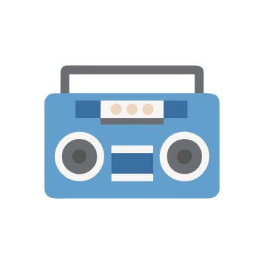 Şeffaf bir arkaplanda radyo vektör çizimi. Birinci kalite semboller. Konsept ve grafik tasarımı için vuruş simgesi.