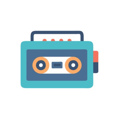 radyo simgesi vektör illüstrasyonu