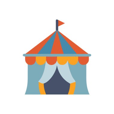 Sirk çadırı vektör simgesi