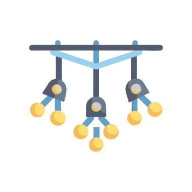 Avize düz simge, vektör, illüstrasyon