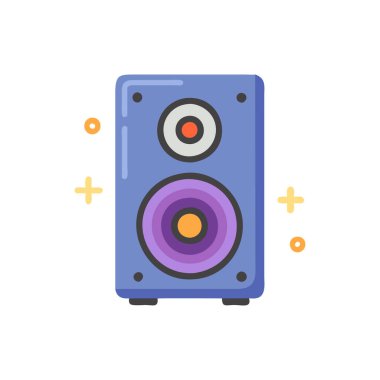 ses hoparlör simgesi vektör çizim