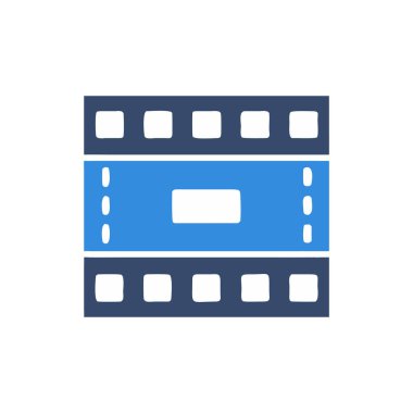 film kamerası vektör renk simgesi