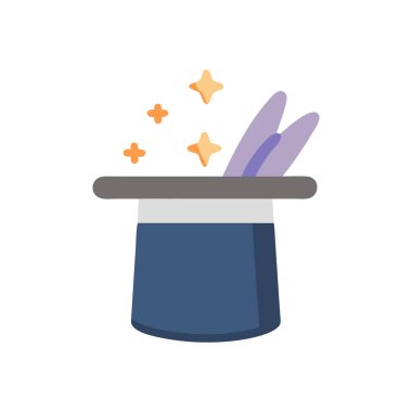 Süpürge düz renk vektörü simgesi