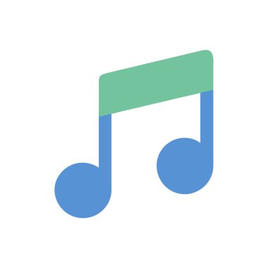 vektör nota müzik simgesi