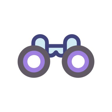 Şeffaf bir arkaplanda gözlük vektör çizimi. Birinci kalite semboller. Konsept ve grafik tasarımı için vuruş simgesi.