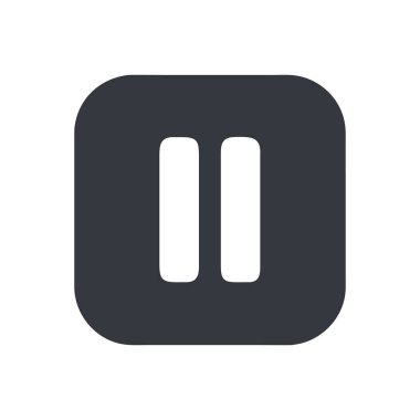 düğme vektör simgesini duraklat