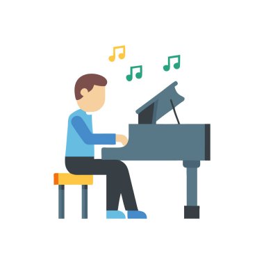 Piyano ve müzikli piyanist