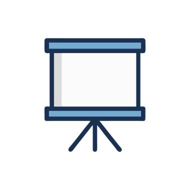 Saydam bir arkaplanda reklam panosu vektör illüstrasyonu. Birinci kalite semboller. Konsept ve grafik tasarımı için vuruş simgesi.