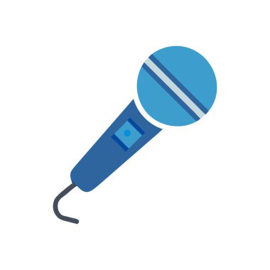 ses izole edilmiş ikon vektör illüstrasyon tasarımlı mikrofon