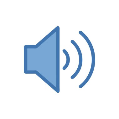 Beyaz arka plan üzerinde hoparlör şeffaf işareti izole hoparlör simge vektör