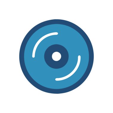 Müzik simgesinin vektör illüstrasyonu