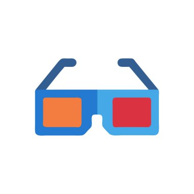 gözlük ve gözlük vektör simgesi