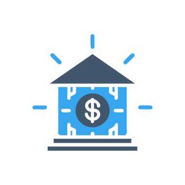 Dolar vektör renk tasarımı