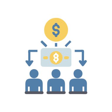 İş dünyası için vektör simgesi çizimi