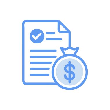 kontrol listesi vektör çizgisi düz simgesi