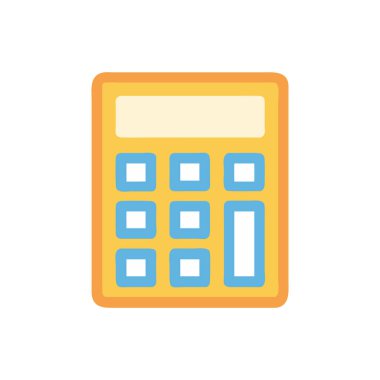 Hesap makinesi ofis arz simgesi