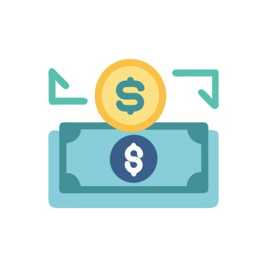 Bozuk paralı bir dolar.