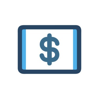 para vektörü renk simgesi