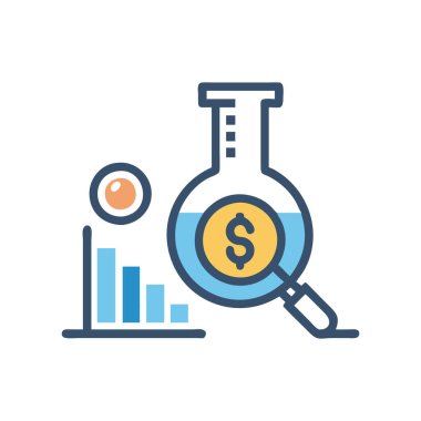 Şeffaf bir arkaplanda araştırma vektörü çizimi. Birinci kalite semboller. kavram ve grafik tasarımı için vektör çizgisi düz simgesi.