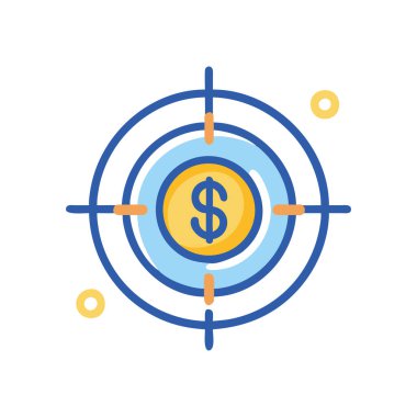 iş finans vektörü düz illüstrasyon tasarımı