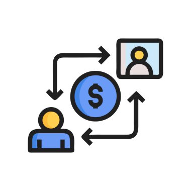 iş ve finans simgesi