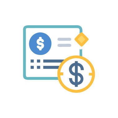 Web ve mobil uygulaması tasarımı, doları logo kavramı için beyaz arka plan üzerinde izole doları simge vektör