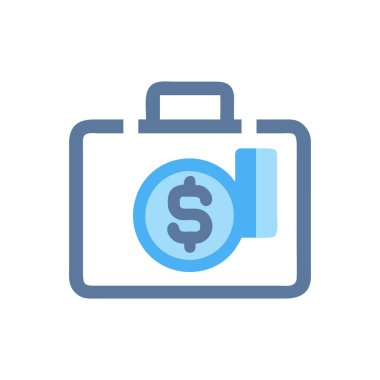 para vektörü glyph düz renk simgesi