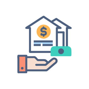 Gayrimenkul illüstrasyon konsepti