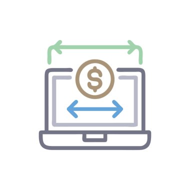 Şeffaf bir arkaplanda dolar vektör çizimi. Birinci kalite semboller. Konsept ve grafik tasarımı için vuruş simgesi.