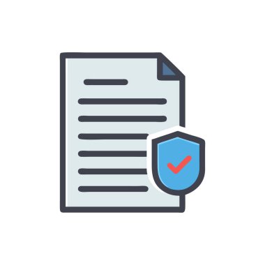 Kontrol listesi vektör düz çizgi simgesi