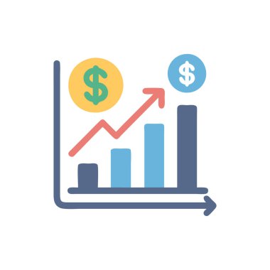 Dolar vektörü düz renk simgesi