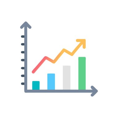 iş grafiği vektör illüstrasyonu