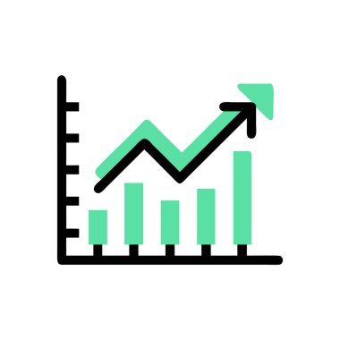 Grafik web tasarımı, logo ve web tasarımı için beyaz arkaplan üzerindeki grafik vektör simgesi