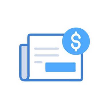 Para simgesinin vektör illüstrasyon tasarımı