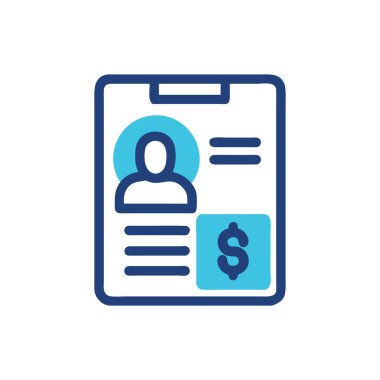 Kullanıcı simgesinin vektör çizimi