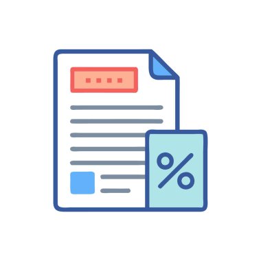 kağıt ve belge vektör simgesi