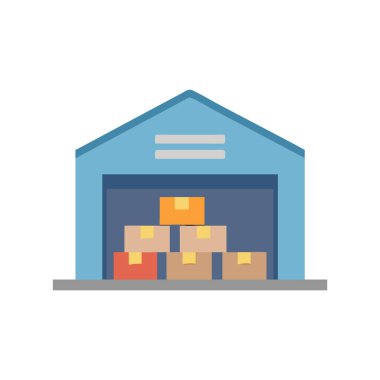 vektör çizim, düz simgesi.