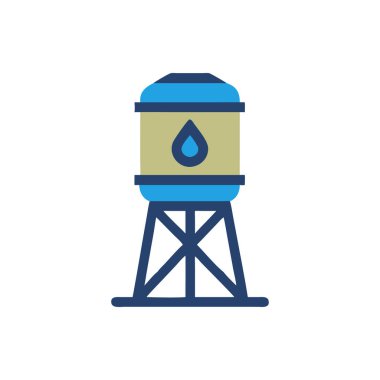 Benzin istasyonu ve yağ bırakma simgesi.