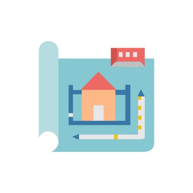 Emlak vektörü simgesi