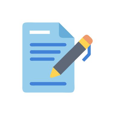 kalem simgesi vektör illüstrasyonu