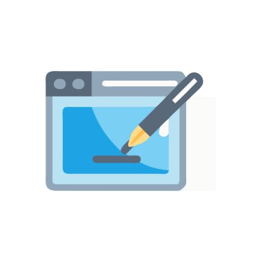 Web renk simgesi. Vektör çizim