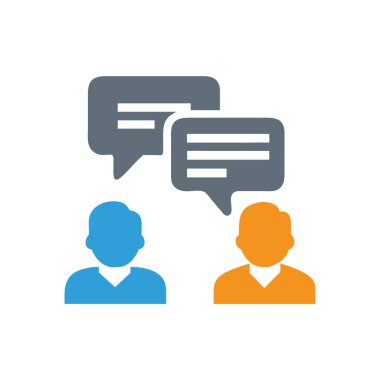 konuşma balonu ikonu vektör illüstrasyon tasarımı