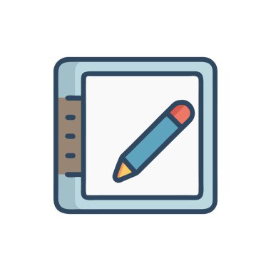 renk vektörü düz simgesi simgesi